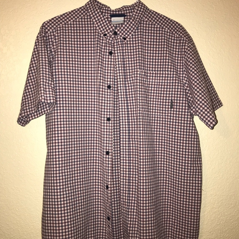 Columbia Button Down Short Sleeve